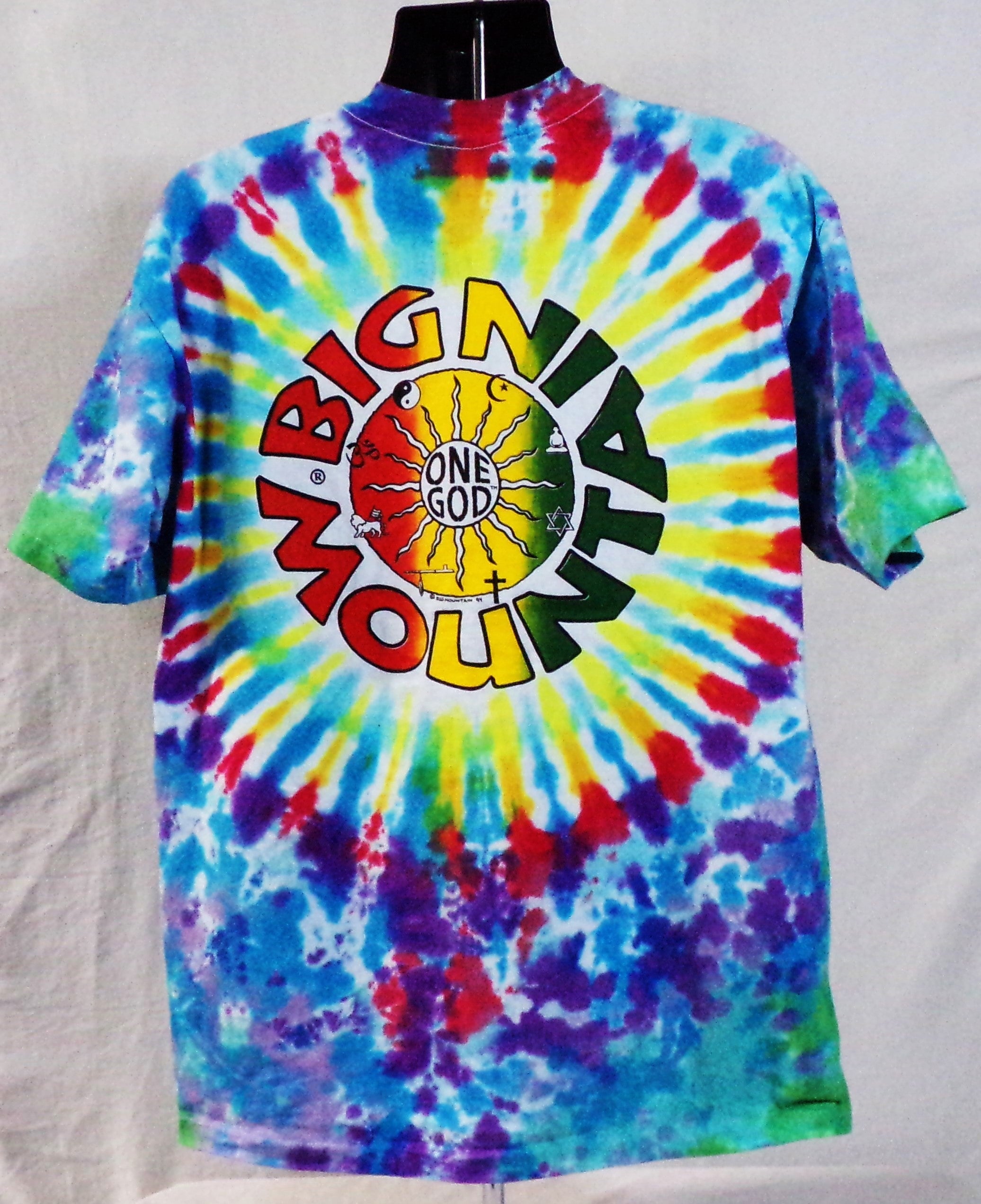 CUSTOM SUN TIE DYE T-SHIRT (SIZE: XL) (BIG MOUNTAIN MERCHANDISE)