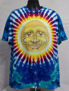 CUSTOM SUN TIE DYE T-SHIRT (SIZE: XL) (BIG MOUNTAIN MERCHANDISE)