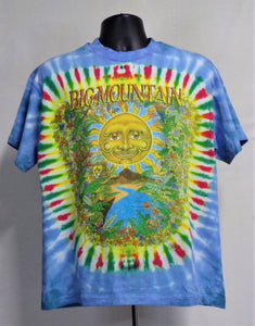 BIG MOUNTAIN CUSTOM TIE DYE T-SHIRT (SIZE: L , XL , XXL ) (BIG MOUNTAIN MERCHANDISE)