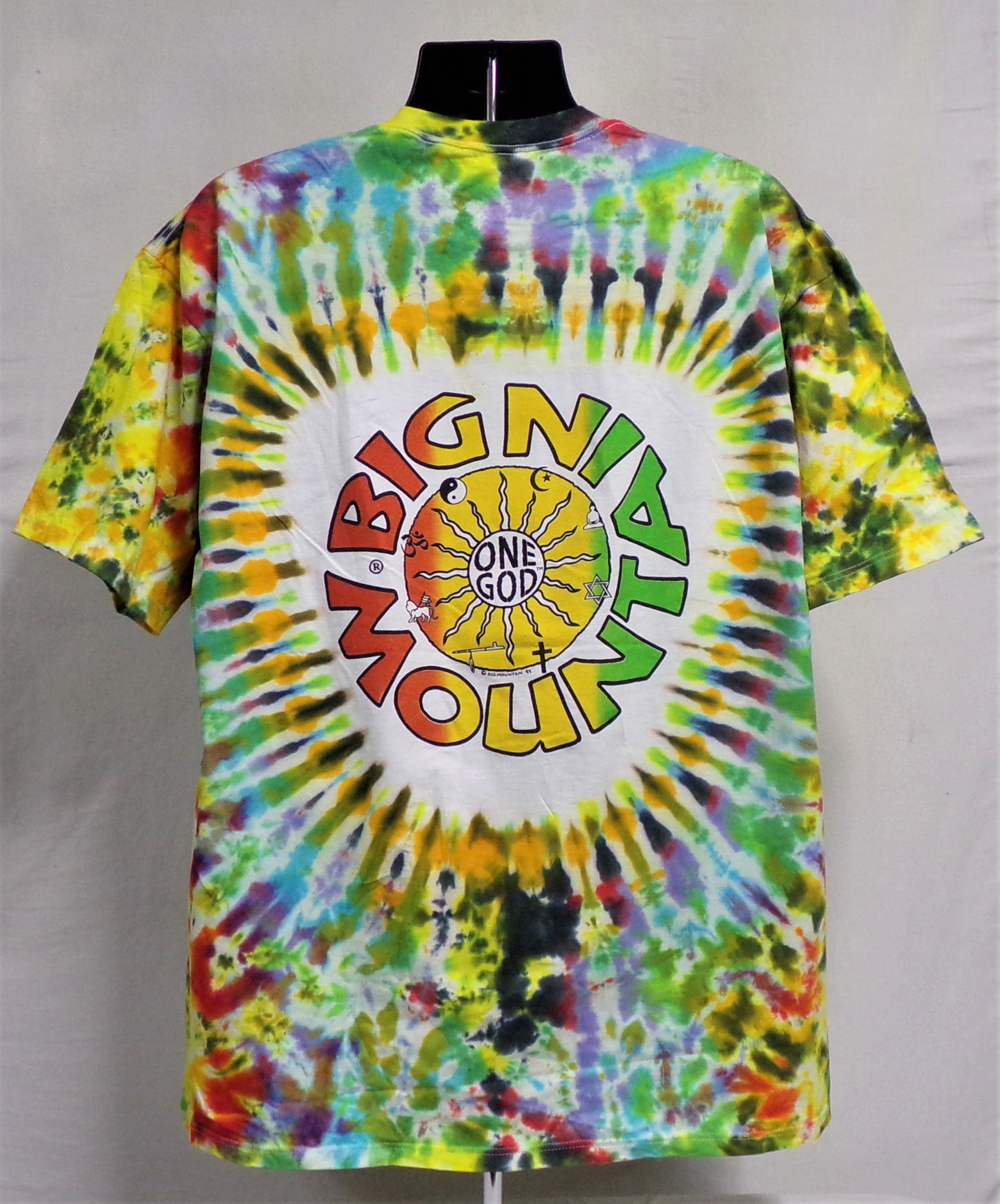 BIG MOUNTAIN CUSTOM TIE DYE T-SHIRT (SIZE: X LARGE)  (BIG MOUNTAIN MERCHANDISE)