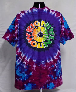 CUSTOM BIG MOUNTAIN BAND / QUINO  - TIE DYE T-SHIRT  (SIZE: XL)    (BIG MOUNTAIN MERCHANDISE)