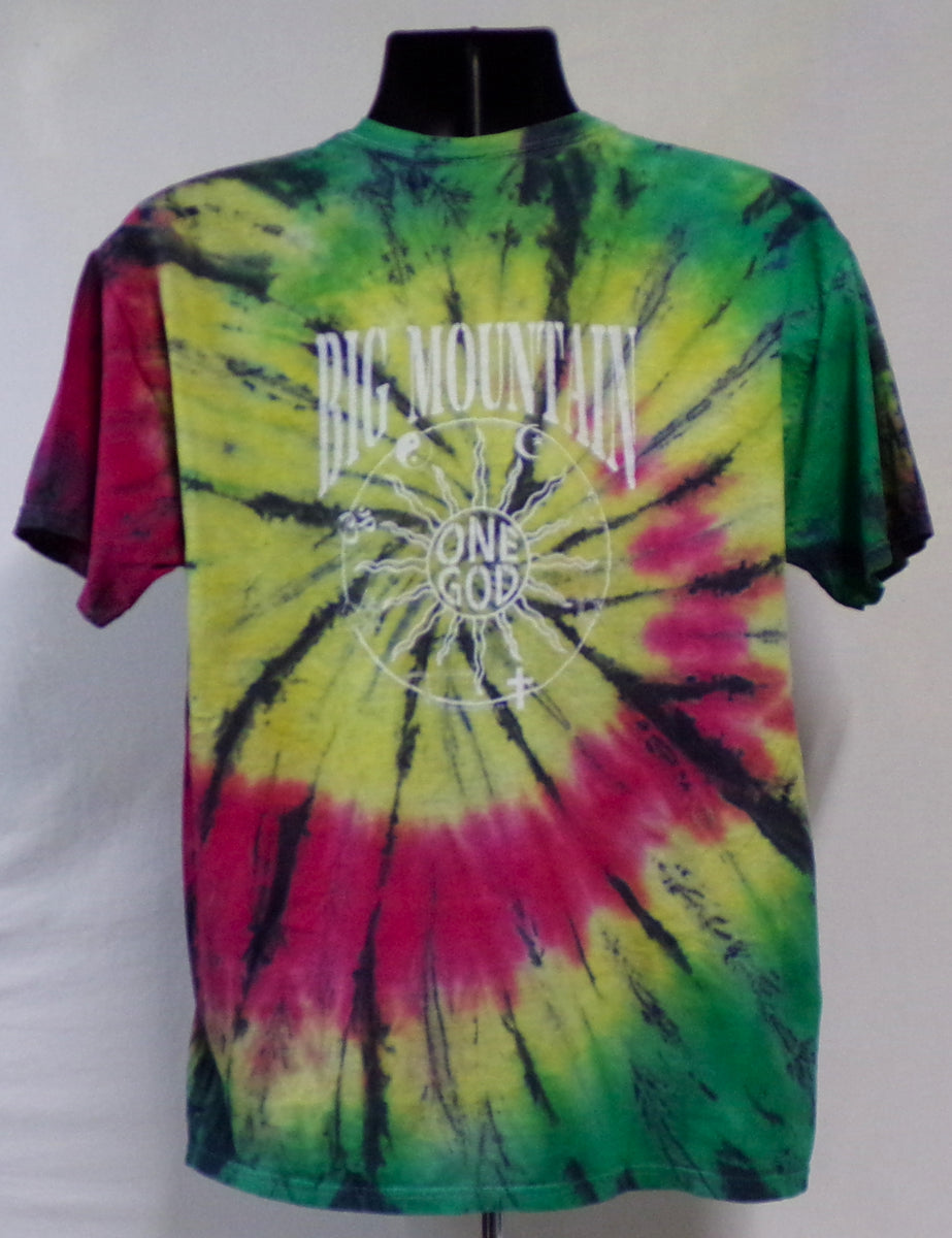 CUSTOM PEACE SIGN TIE DYE T-SHIRT (SIZE: LARGE) (BIG MOUNTAIN MERCHAND ...