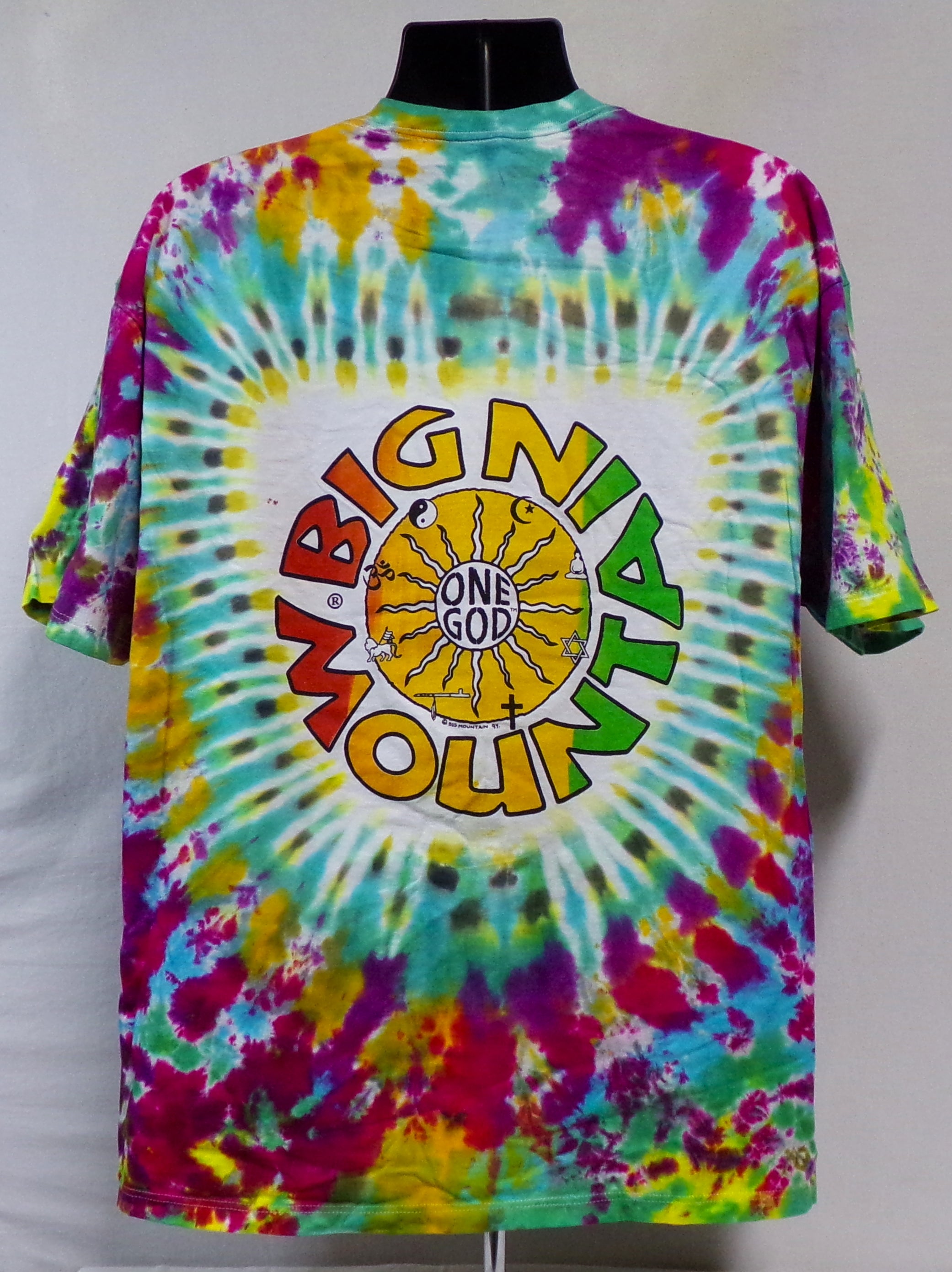 BIG MOUNTAIN CUSTOM TIE DYE T-SHIRT (SIZE: X LARGE) (BIG MOUNTAIN MERCHANDISE)