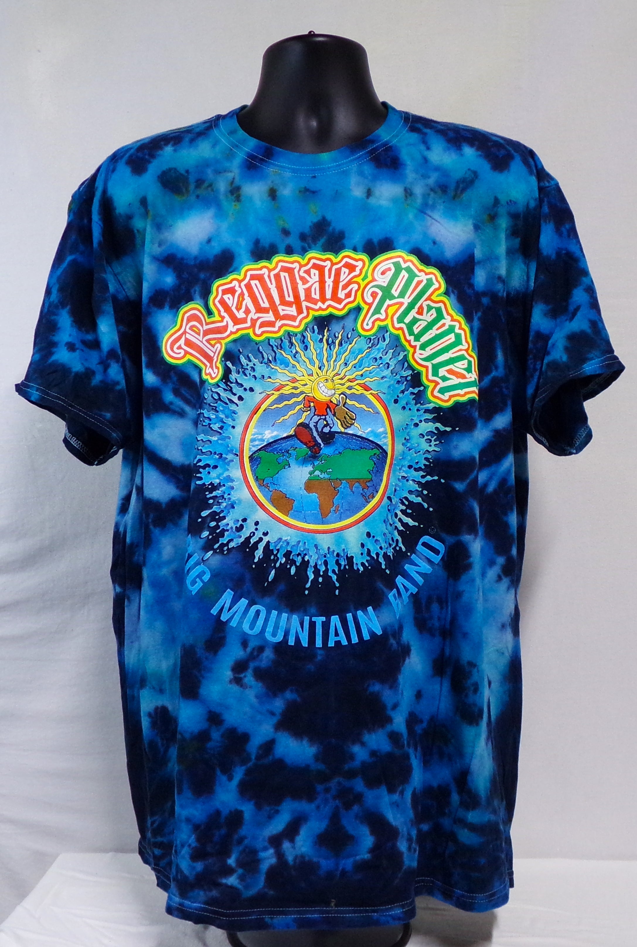 BIG MOUNTAIN BAND - REGGAE PLANET CUSTOM TIE DYE (SIZE: XX LARGE) (BIG MOUNTAIN MERCHANDISE)