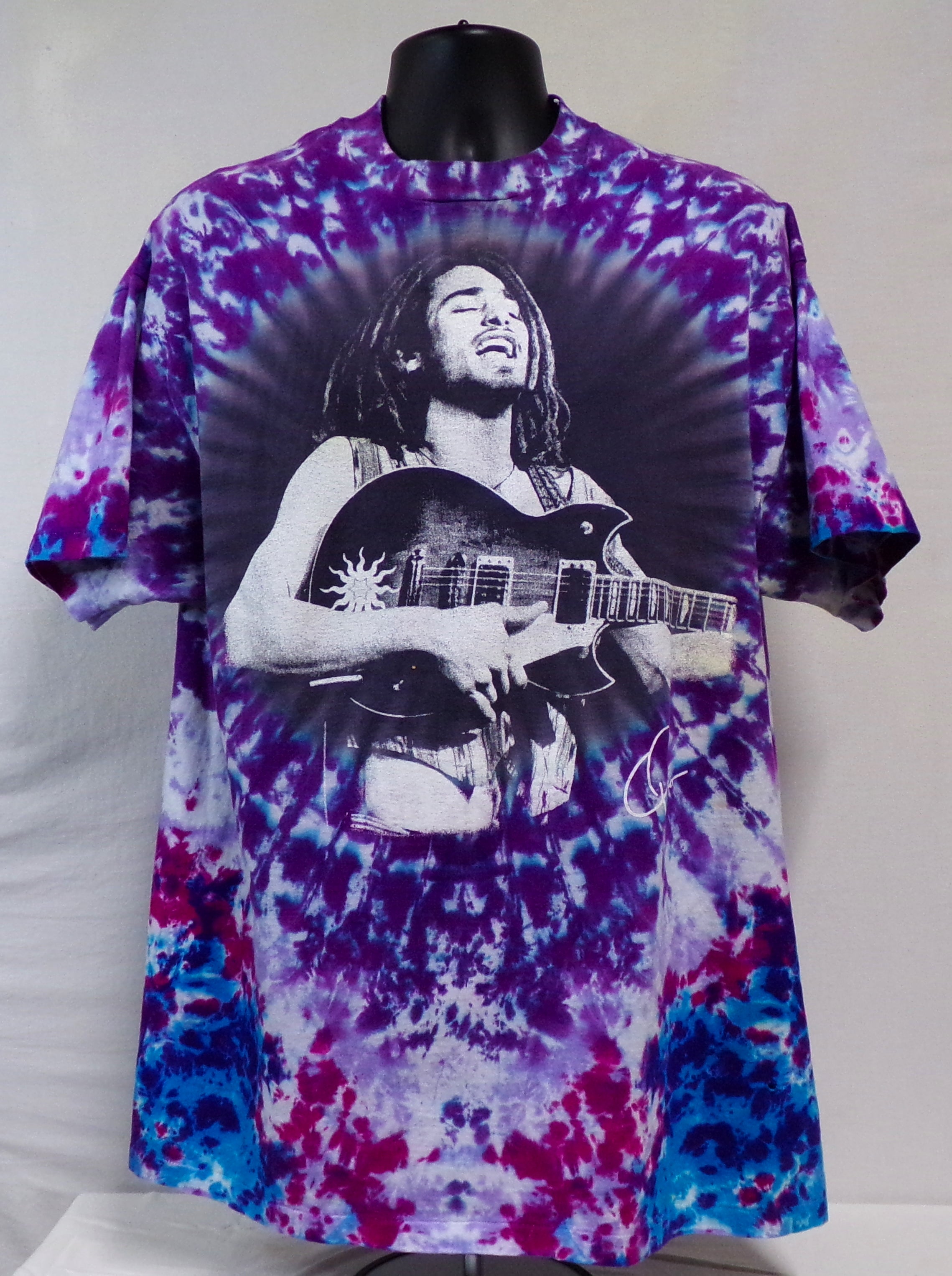 BIG MOUNTAIN BAND - QUINO CUSTOM  TIE DYE T-SHIRT (SIZE: XL) (BIG MOUNTAIN MERCHANDISE)