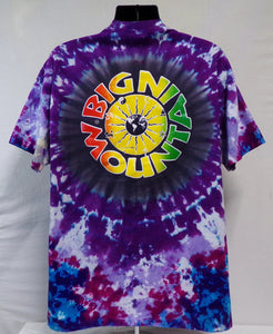 BIG MOUNTAIN BAND - QUINO CUSTOM  TIE DYE T-SHIRT (SIZE: XL) (BIG MOUNTAIN MERCHANDISE)