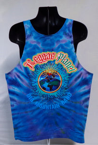 BIG MOUNTAIN BAND - REGGAE PLANET CUSTOM TIE DYE MENS TANK (SIZE: X LARGE) (BIG MOUNTAIN BAND)