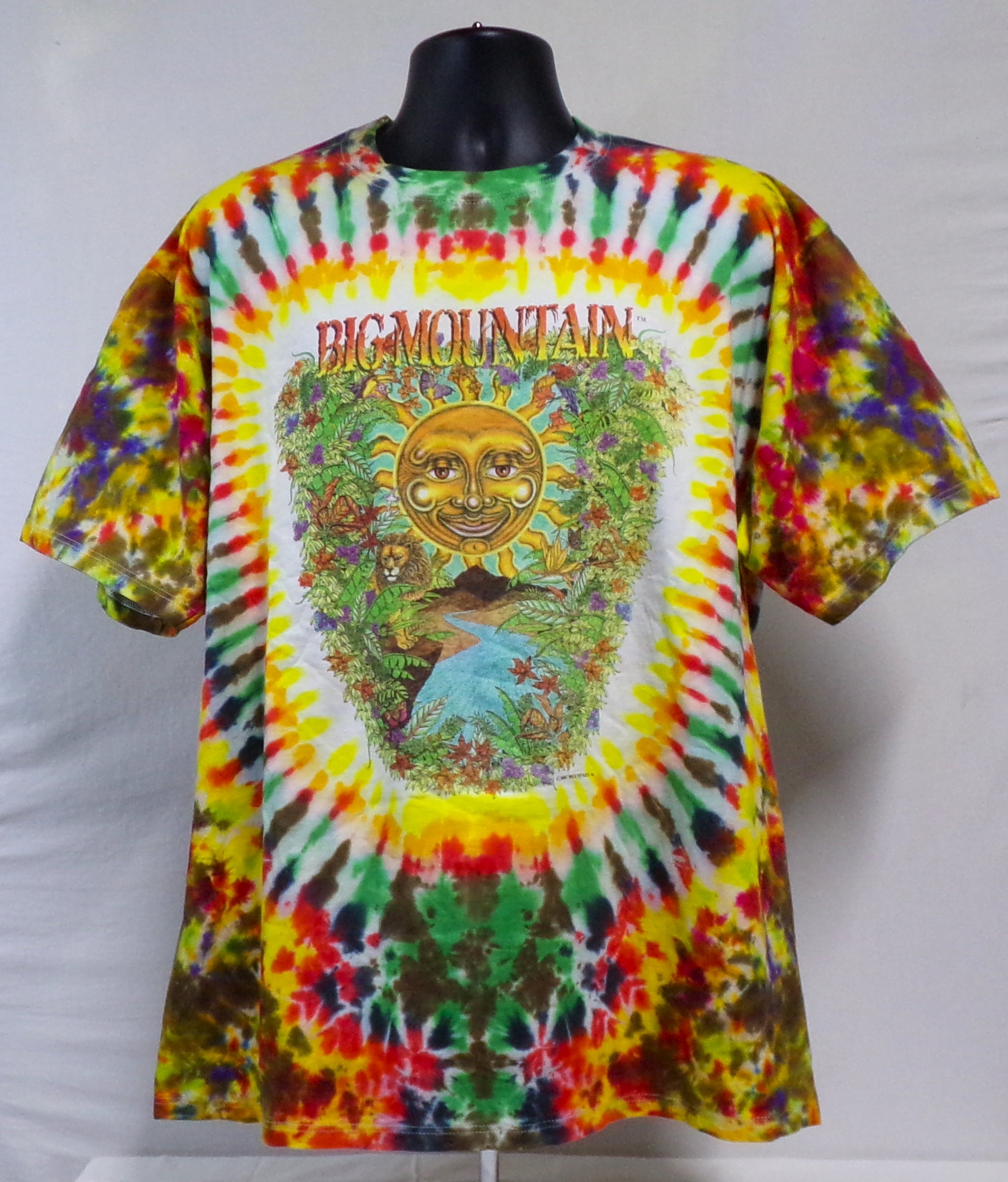 BIG MOUNTAIN BAND  TIE DYE T-SHIRT (SIZE: XL)  (BIG MOUNTAIN MERCHANDISE)