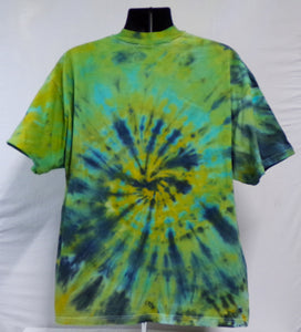 REGGAE PLANET CUSTOM TIE DYE T-SHIRT (SIZE: XXLARGE) (BIG MOUNTAIN MERCHANDISE)