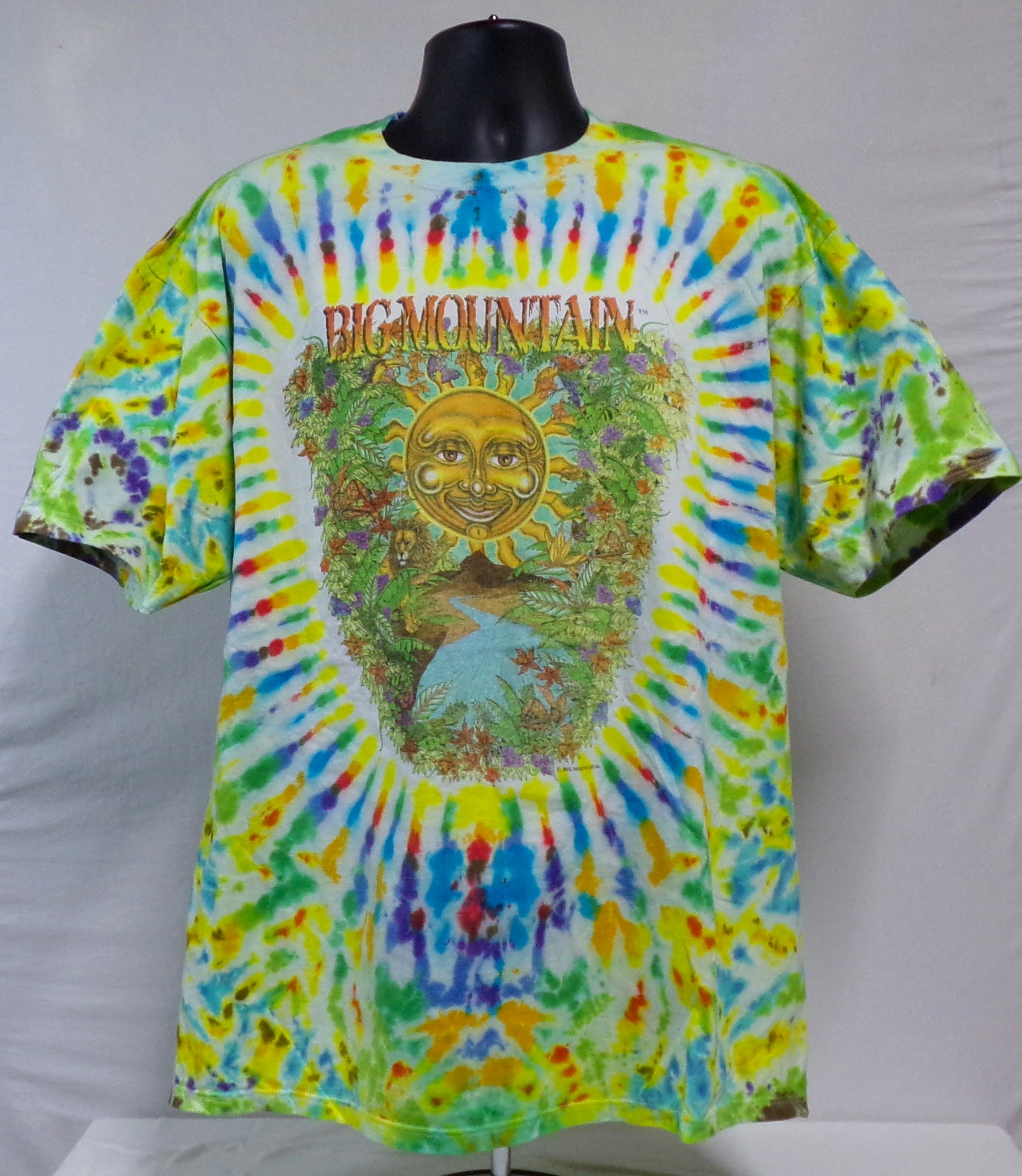 BIG MOUNTAIN CUSTOM TIE DYE T-SHIRT (X LARGE) (BIG MOUNTAIN MERCHANDISE)