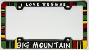 BIG MOUNTAIN LICENSE PLATE FRAME  ( OFFICIAL - BIG MOUNTAIN MERCHANDISE )