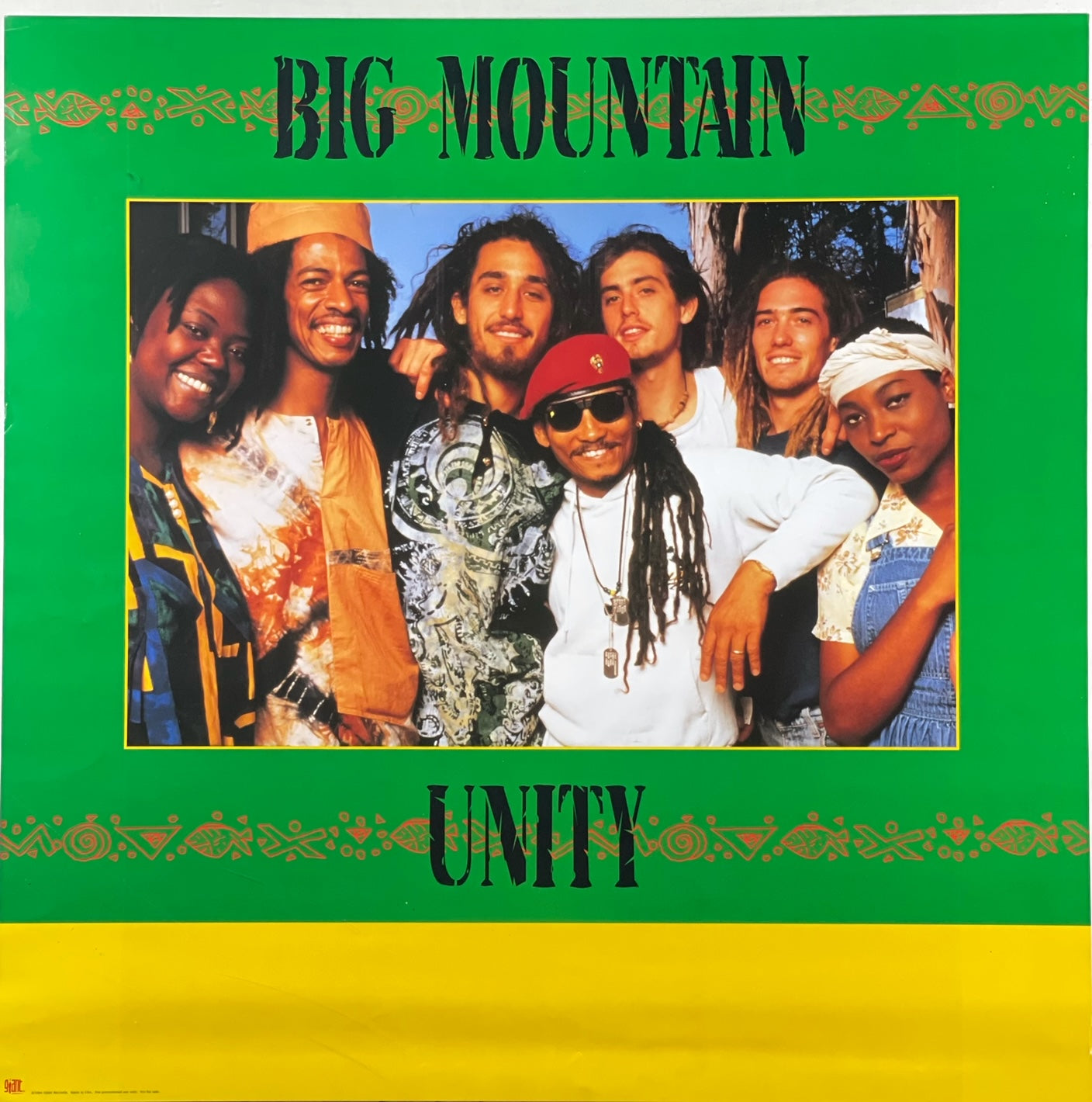 Autographed Big Mountain UNITY Poster (two-sided) 24"x 24"(60.96 x 60.96 Centimeters) ( BIG MOUNTAIN MERCHANDISE )