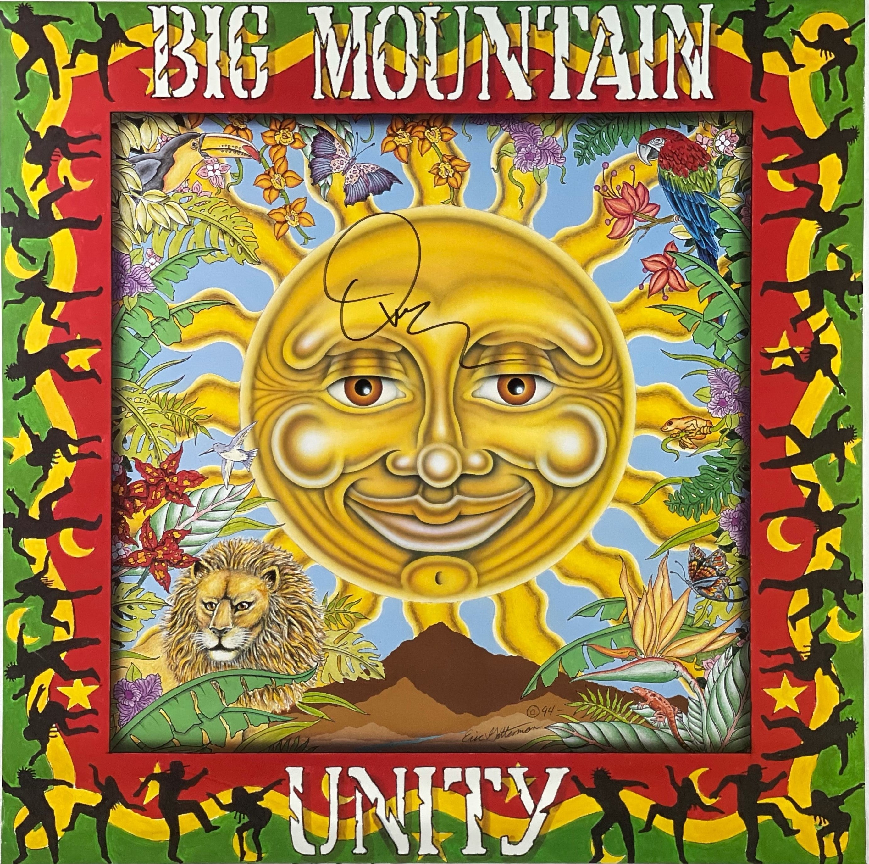 Autographed Big Mountain UNITY Poster (two-sided) 24"x 24"(60.96 x 60.96 Centimeters) ( BIG MOUNTAIN MERCHANDISE )