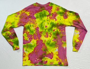 REGGAE PLANET LONG SLEEVE TIE DYE SHIRT (BIG MOUNTAIN MERCHANDISE)