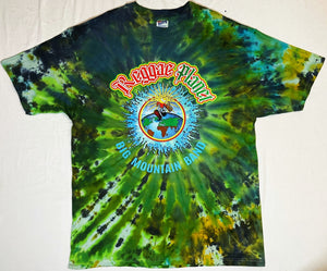 REGGAE PLANET CUSTOM TIE DYE T-SHIRT (SIZE XXLARGE) BIG MOUNTAIN MERCHANDISE