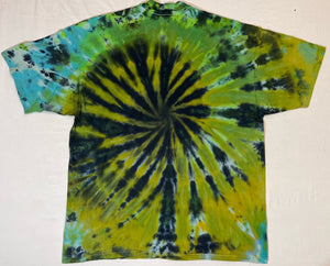 REGGAE PLANET CUSTOM TIE DYE T-SHIRT XXL (SIZE 2XL) (BIG MOUNTAIN MERCHANDISE)