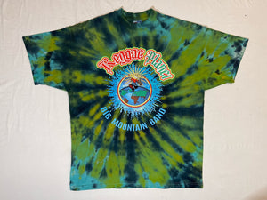 REGGAE PLANET CUSTOM TIE DYE T-SHIRT (SIZE: XXLARGE) (BIG MOUNTAIN MERCHANDISE)