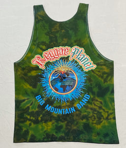 REGGAE PLANET CUSTOM TIE DYE MENS TANK (BIG MOUNTAIN MERCHANDISE)