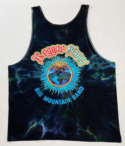 BIG MOUNTAIN BAND - REGGAE PLANET CUSTOM TIE DYE MENS TANK (SIZE: X LARGE) (BIG MOUNTAIN MERCHADISE)